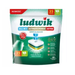 TABLETKI DO ZMYWARKI LUDWIK ALL IN 1 ULTIMATE POWER EXTRA MIĘTA 35 SZT