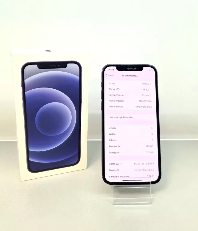 TELEFON IPHONE 12 GRANATOWY
