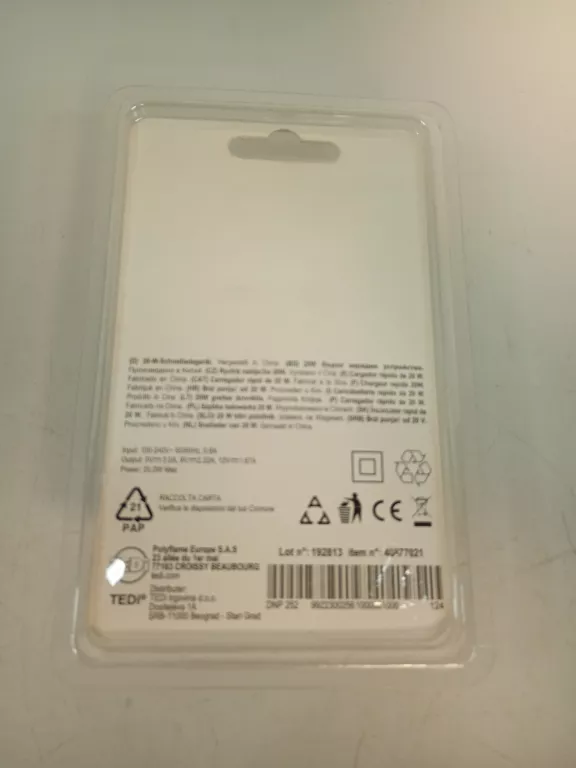 ELTA KOSTKA ŁADUJĄCA SIECIOWA 20W USB C