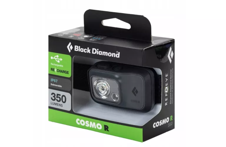 LATARKA CZOŁOWA BLACK DIAMOND COSMO 350-R GRAPHITE OS