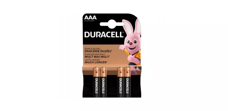 BATERIA ALKALICZNA DURACELL AAA (R3) 4 SZT.