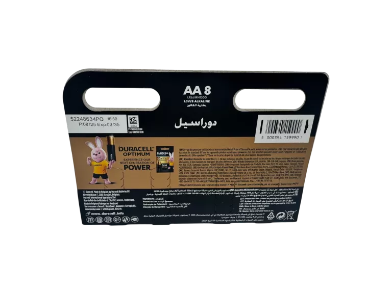 DURACELL BATERIE ALKALICZNE AA LR6/MN1500 1.5 V/B 8 SZT.