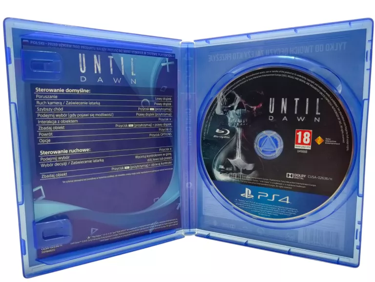 GRA NA PS4 UNTIL DAWN
