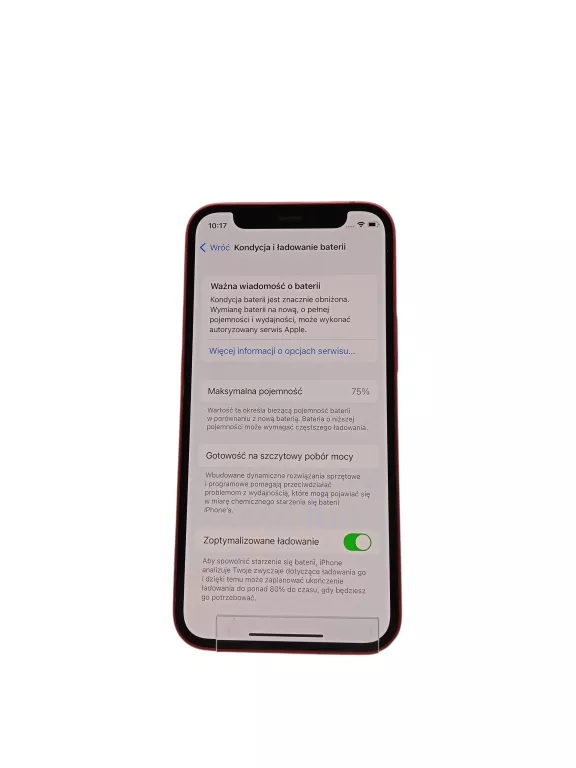 TELEFON IPHONE 12 MINI 64G 75BAT