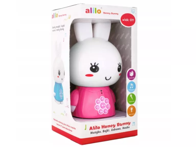 ZABAWKA INTERAKTYWNA ALILO HONEY BUNNY G6 RÓŻOWY