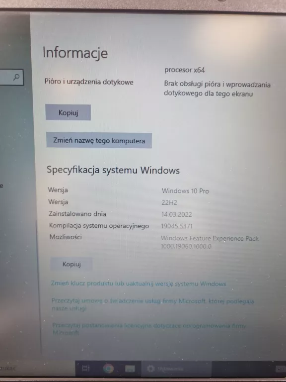 LAPTOP HP 3165NGW ŁAD