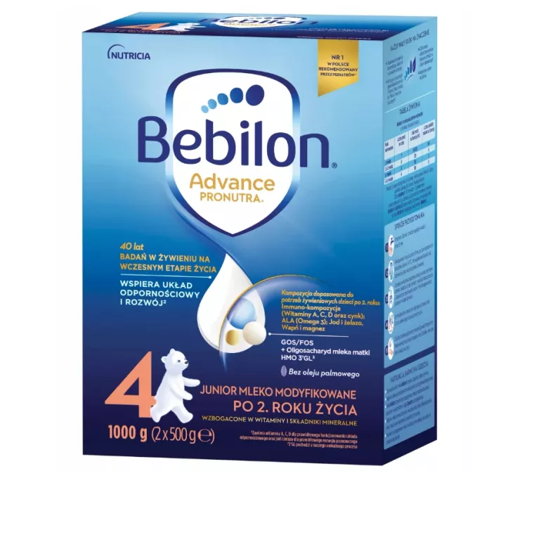 BEBILON 4 MLEKO MODYFIKOWANE ADVANCE PRONUTRA 1000 G