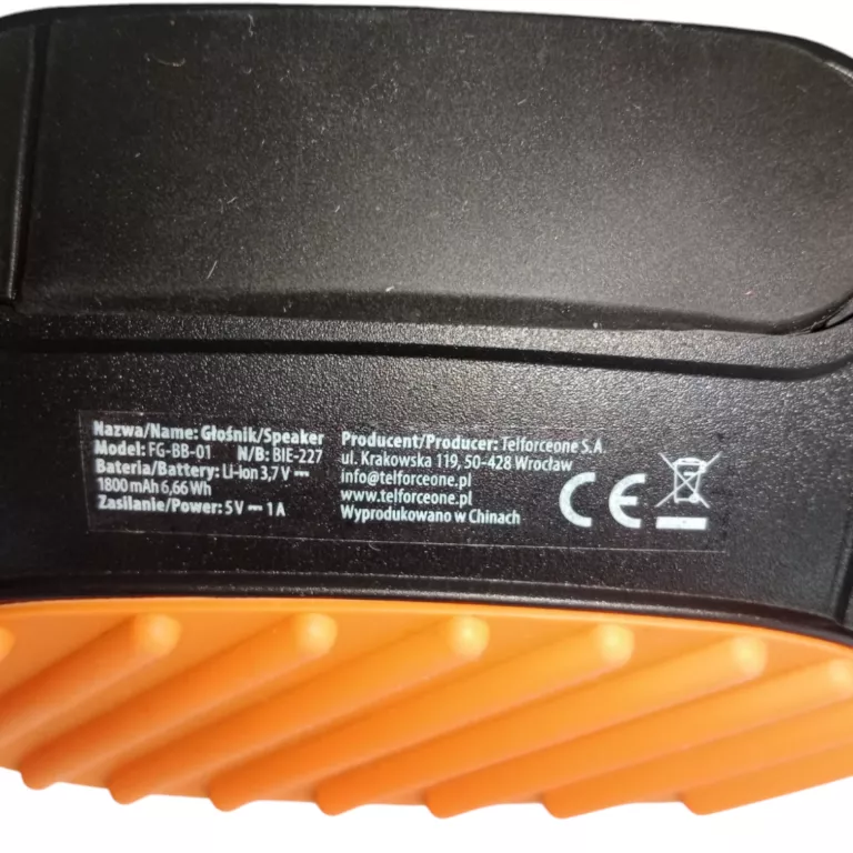 GŁOŚNIK PRZENOŚNY 20W BLUETOOTH SPEAKER CZARNY FOREVER