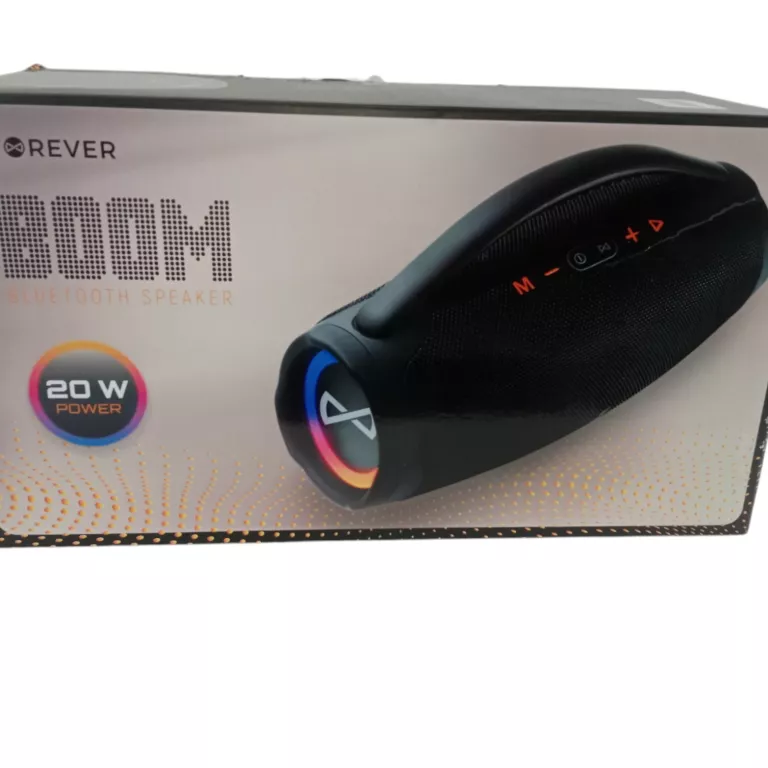 GŁOŚNIK PRZENOŚNY 20W BLUETOOTH SPEAKER CZARNY FOREVER