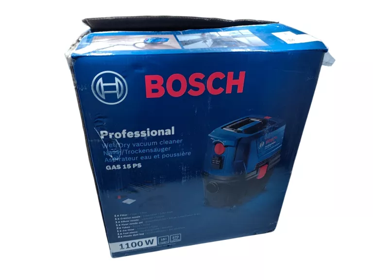 ODKURZACZ  PRZMYSŁOWY BOSCH GAS 15 PS