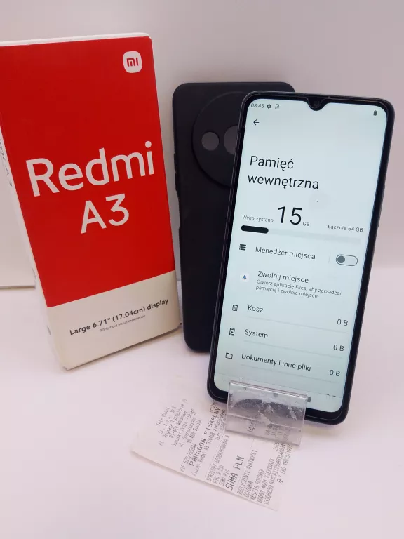 TELEFON  XIAOMI REDMI A3 4/64GB +PUDEŁKO+GWARANCJA