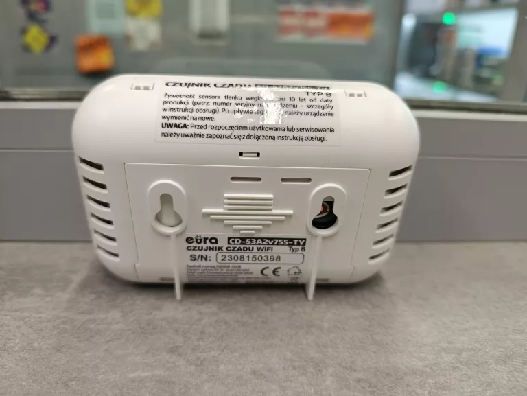 EURA INTELIGENTNY CZUJNIK CZADU CD-53A2V755