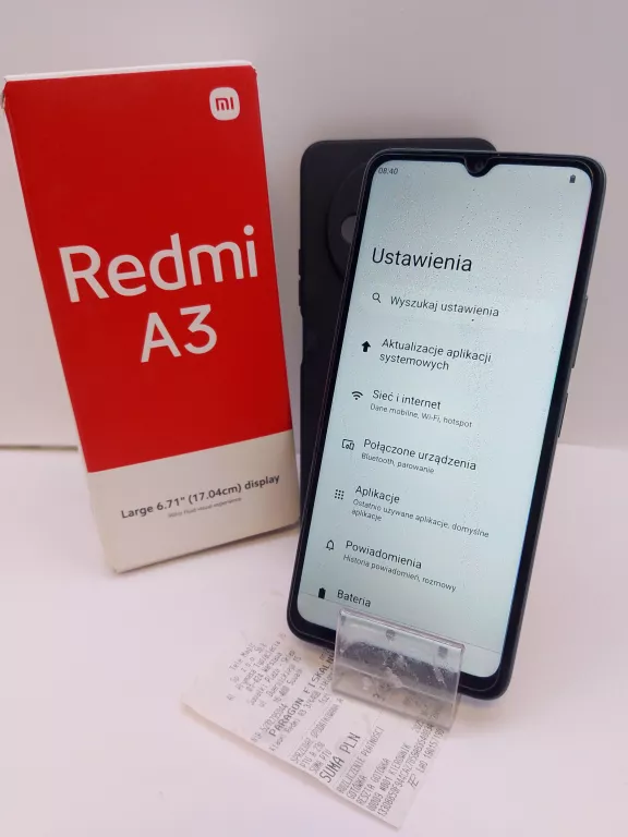 TELEFON  XIAOMI REDMI A3 4/64GB +PUDEŁKO+GWARANCJA