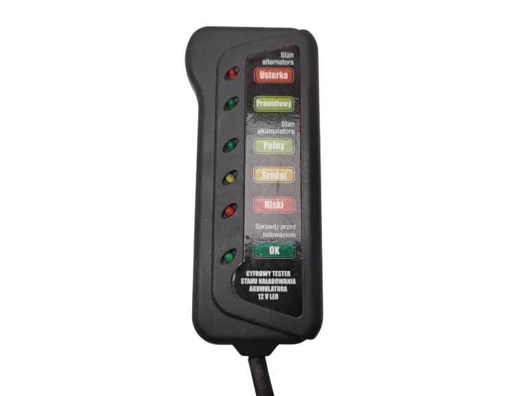 TESTER NAŁADOWANIA AKUMULATORA 12V
