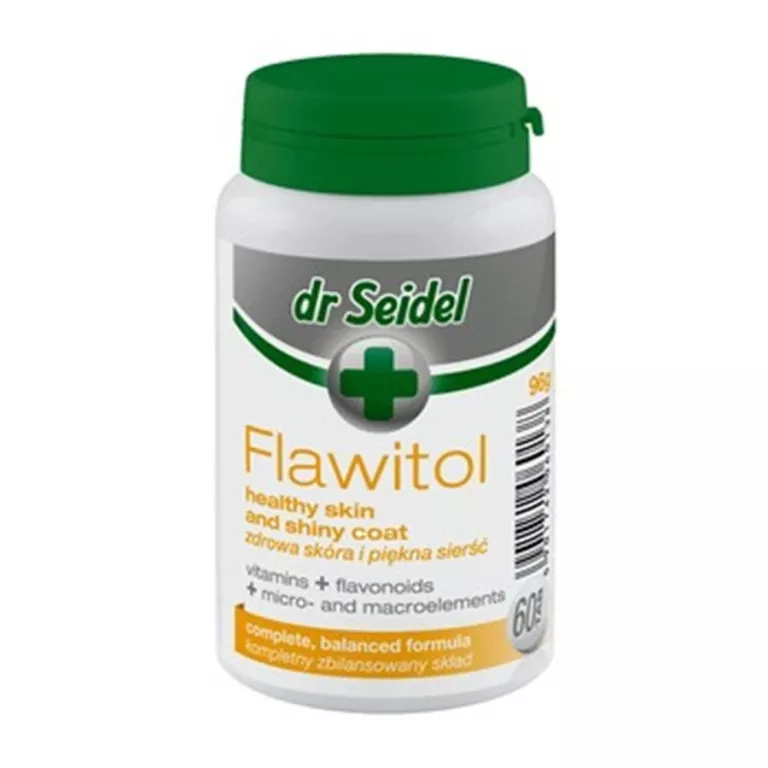 FLAWITOL ZDROWA SKÓRA PIĘKNA SIERŚĆ 60 TABLETEK