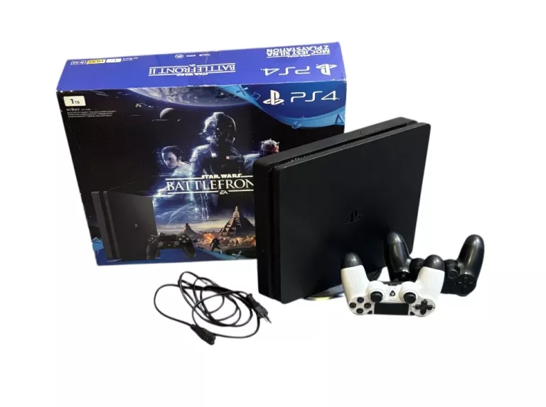 KONSOLA SONY PLAYSTATION 4 PS4 CUH-2116B 1TB +2X PAD/KARTON/5GIER