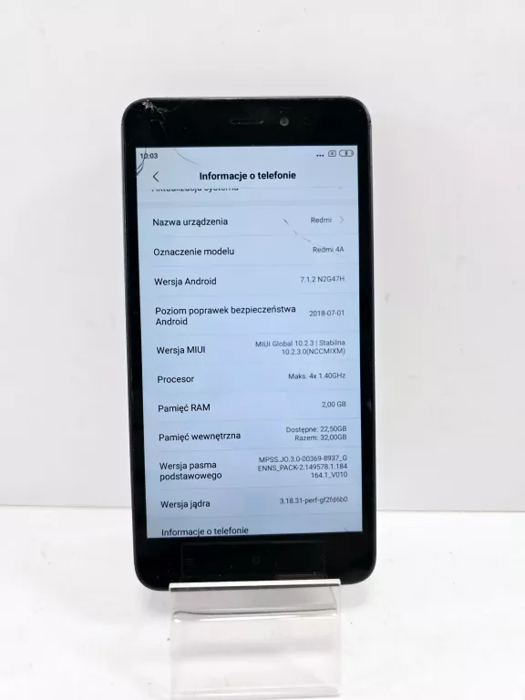 TELEFON XIAOMI REDMI A4 2/32GB #OPIS