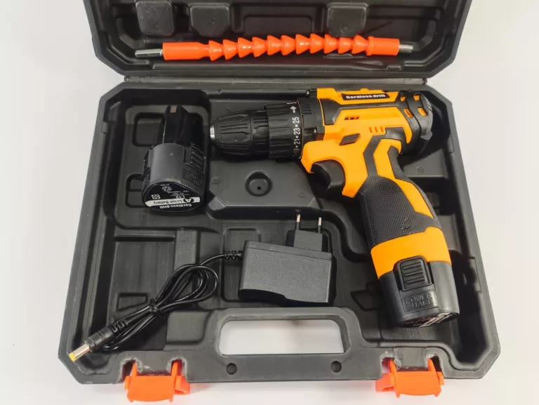 CORDLESS DRILL WKRĘTARKA 12V 2XAKUMULATOR WALIZKA