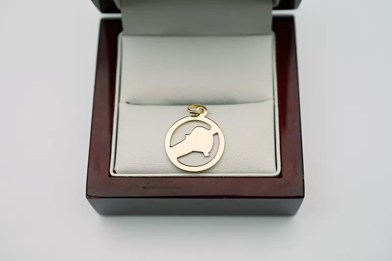 ZŁOTA ZAWIESZKA ZNAK ZODIAKU - BARAN - 333 - 1,05G - WISIOREK
