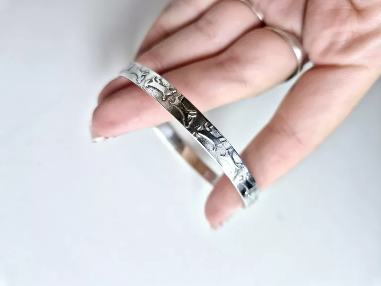BRANSOLETA KOŁO - KOZIOŁKI 13,98G 925 ŚREDNICA 6,5CM OBWÓD 20,40 CM