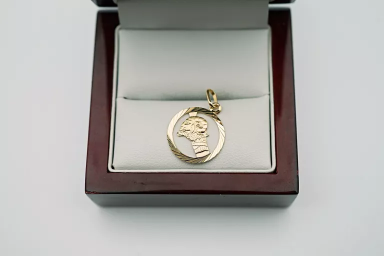 ZŁOTA ZAWIESZKA ZNAK ZODIAKU - BARAN - 333 - 1,05G - WISIOREK