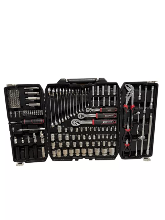 ZESTAW KLUCZY NASADOWYCH 163 ELEMENTY MEEC TOOLS