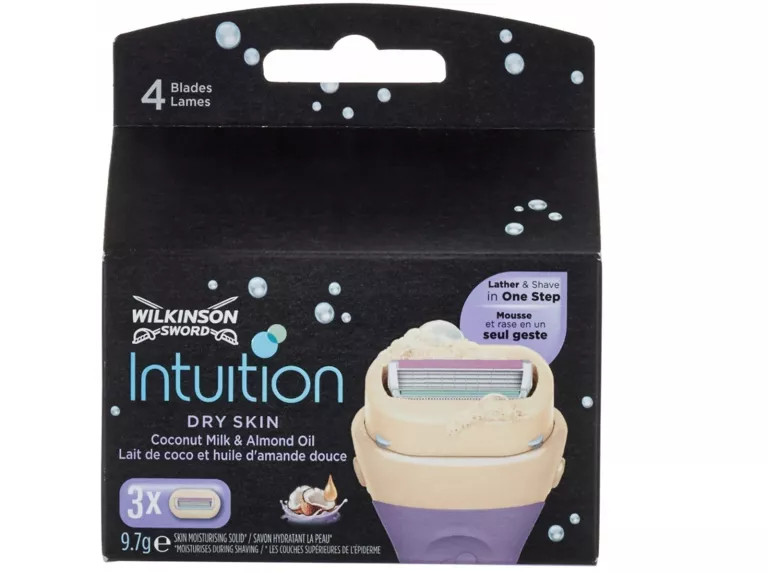 WKŁADY DO MASZYNEK WILKINSON SWORD INTUITION 2IN1 DRY SKIN 3 SZT.