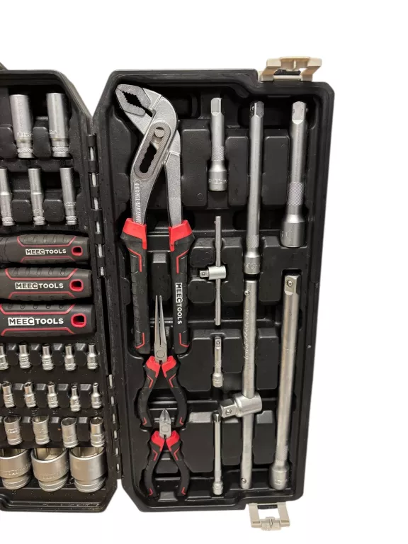 ZESTAW KLUCZY NASADOWYCH 163 ELEMENTY MEEC TOOLS
