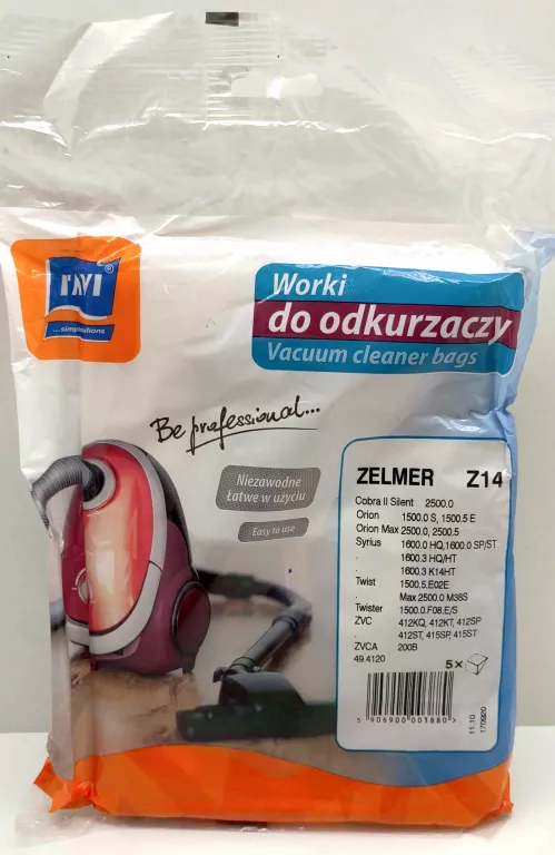 WORKI DO ODKURZACZA ZELMER