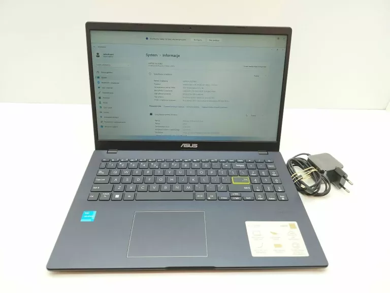 LAPTOP ASUS E510 Z ŁADOWARKĄ I TORBĄ