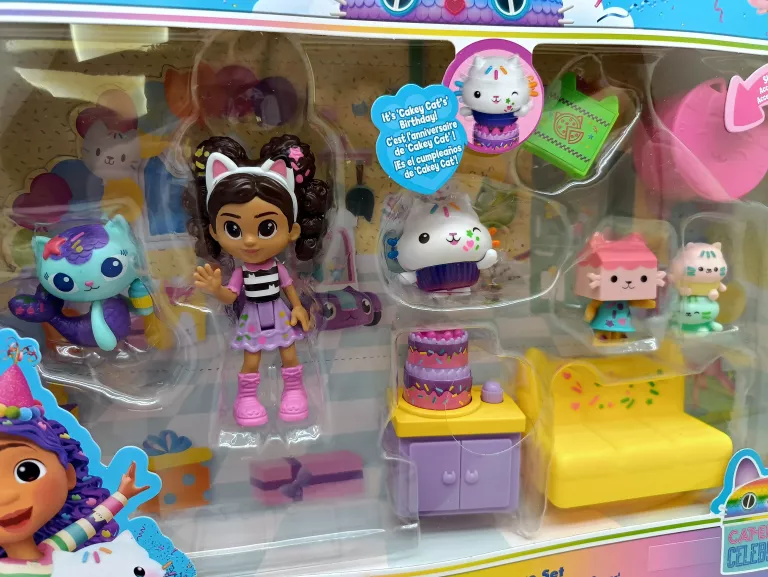 KOCI DOMEK GABI ZESTAW URODZINOWY CAKEY CAT GABBY'S DOLLHOUSE FIGURKI