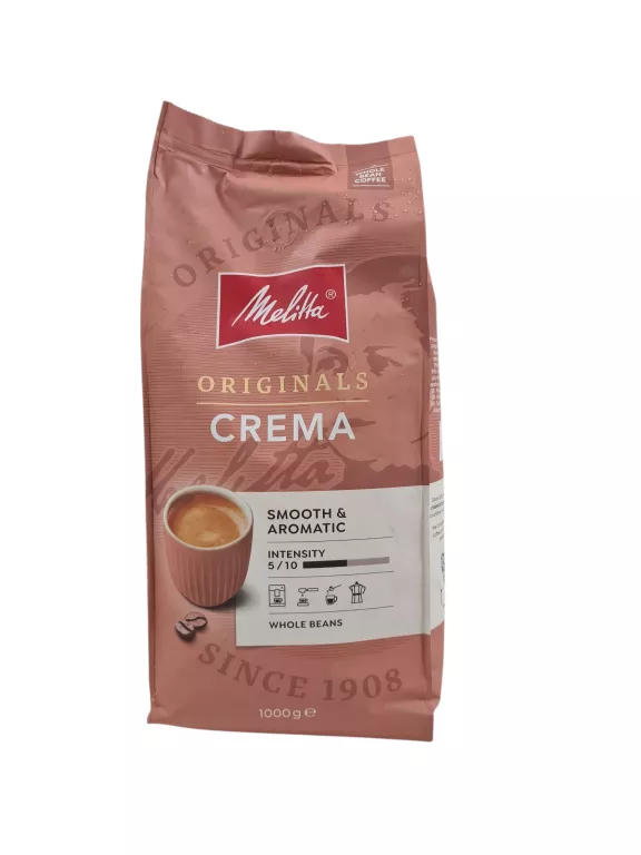 KAWA ZIARNISTA MELITTA ORIGINALS CREMA 1000G 06/2027