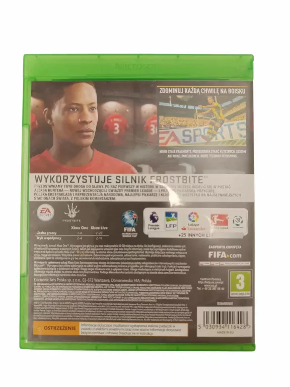 FIFA 17 XBOX ONE POLSKA WERSJA