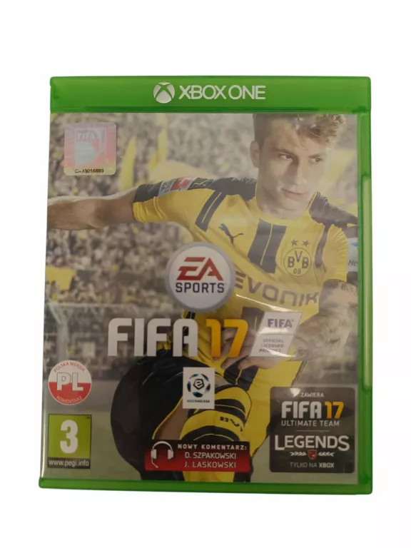 FIFA 17 XBOX ONE POLSKA WERSJA