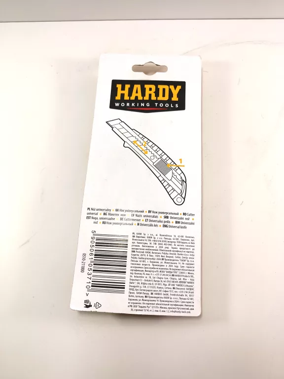 NÓŻ UNIWERSALNY ALUMINIOWY SERIA*21* HARDY 18 MM