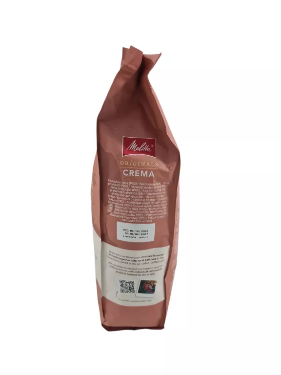 KAWA ZIARNISTA MELITTA ORIGINALS CREMA 1000G 06/2027
