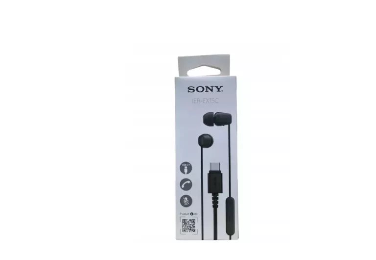 SŁUCHAWKI DOKANAŁOWE SONY IER-EX15C CZARNY