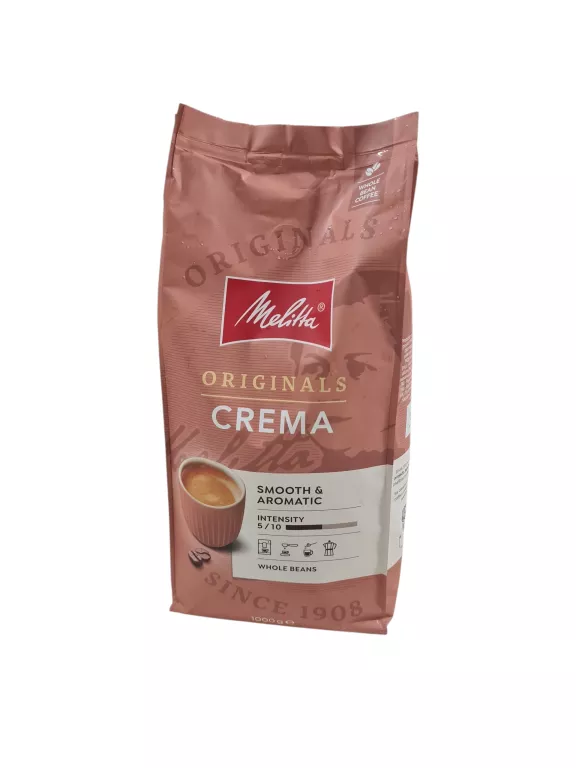 KAWA ZIARNISTA MELITTA ORIGINALS CREMA 1000G 06/2027