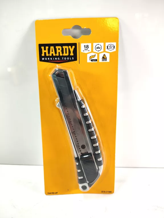 NÓŻ UNIWERSALNY ALUMINIOWY SERIA*21* HARDY 18 MM