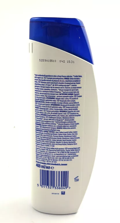 HEAD & SHOULDERS CLASSIC CLEAN SZAMPON 400ML