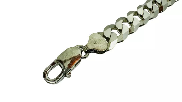 NIENOSZONA MĘSKA SREBRNA BRANSOLETKA 925 PANCERKA 24CM 19,24G 1CM