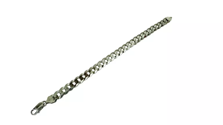 NIENOSZONA MĘSKA SREBRNA BRANSOLETKA 925 PANCERKA 24CM 19,24G 1CM