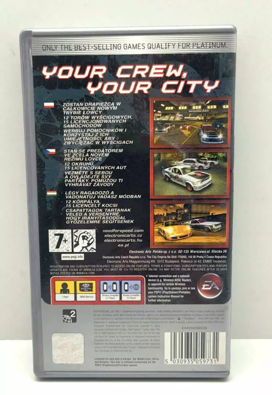 PSP NEED FOR SPEED CARBON