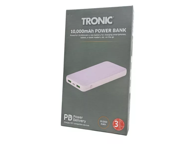 POWERBANK TRONIC 10000 MAH RÓŻOWY