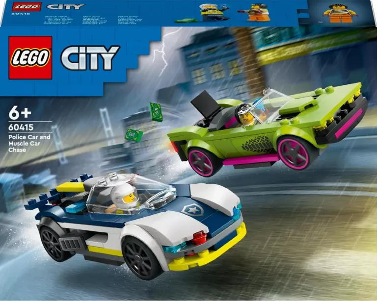 LEGO CITY 60415 POŚCIG RADIOWOZU ZA MUSCLE CAREM
