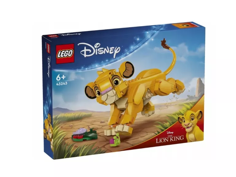 LEGO DISNEY 43243 KRÓL LEW - LWIĄTKO SIMBA USZKODZONY KARTONIK