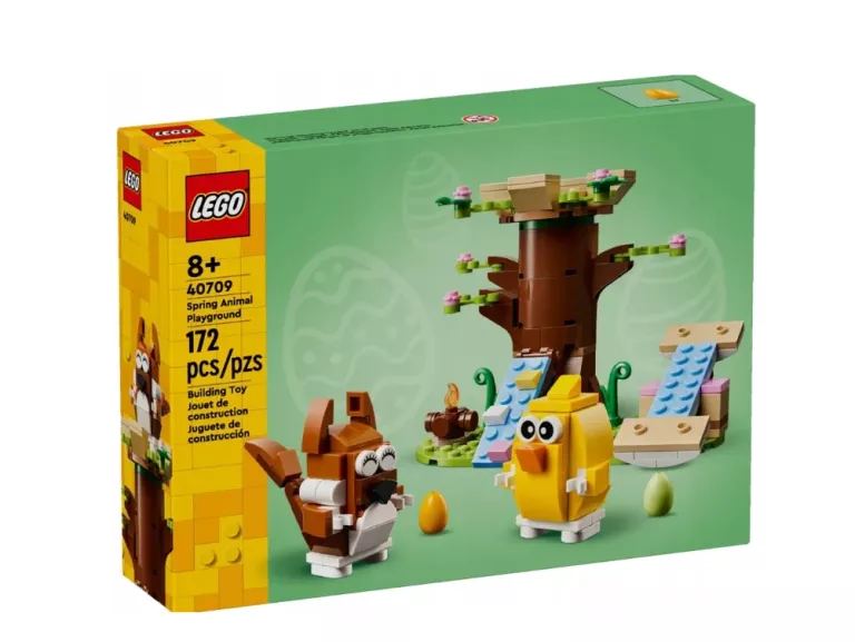 LEGO ICONS 40709 WIOSENNY PLAC ZABAW DLA ZWIERZĄTEK USZKODZONY KARTONIK