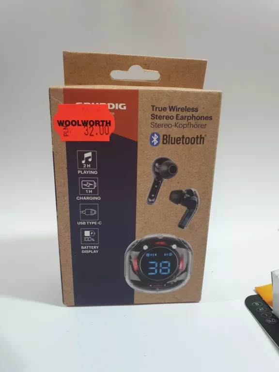 SŁUCHAWKI GRUNDING TRUE WIRELESS STEREO EARPHONES