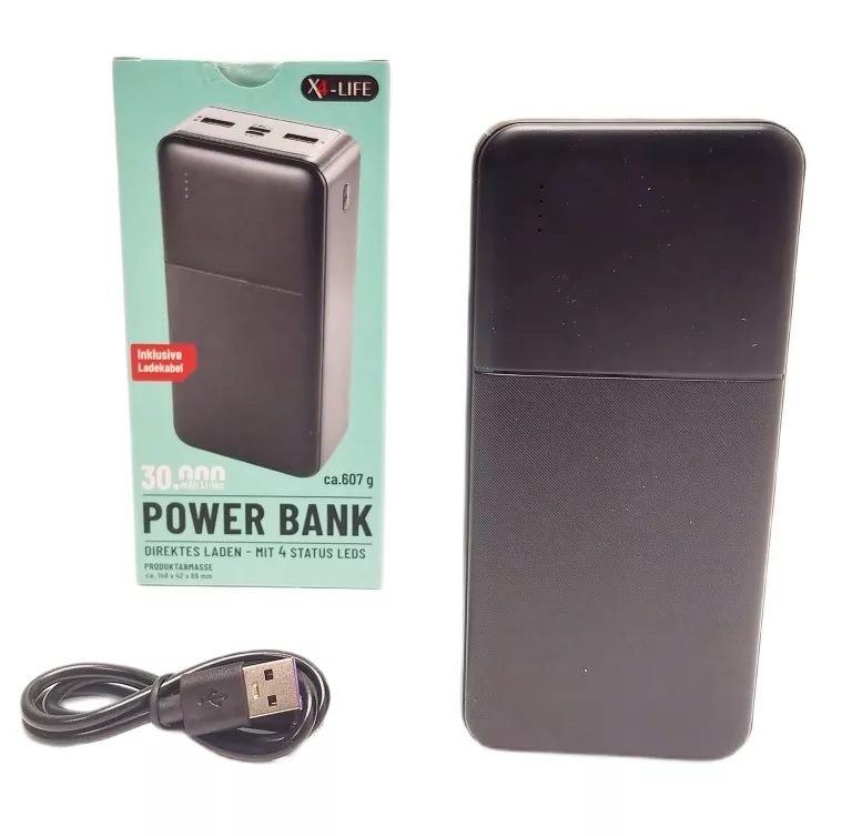 X4-LIFE POWERBANK 30000 MAH 702134 + PUD USB