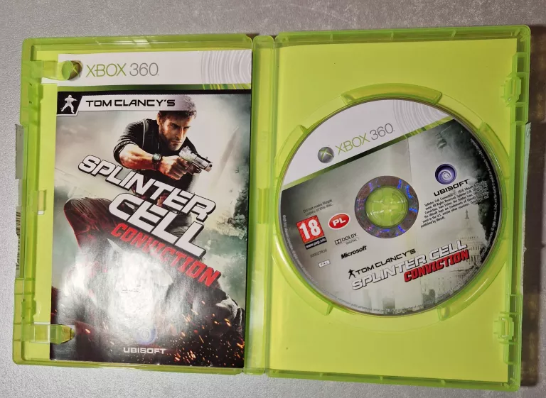 GRA TOM CLANCY'S SPLINTER CELL: CONVICTION XBOX 360